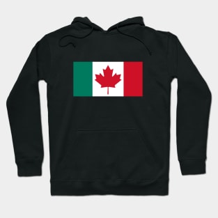 Canada - Italy Flag Mashup Hoodie